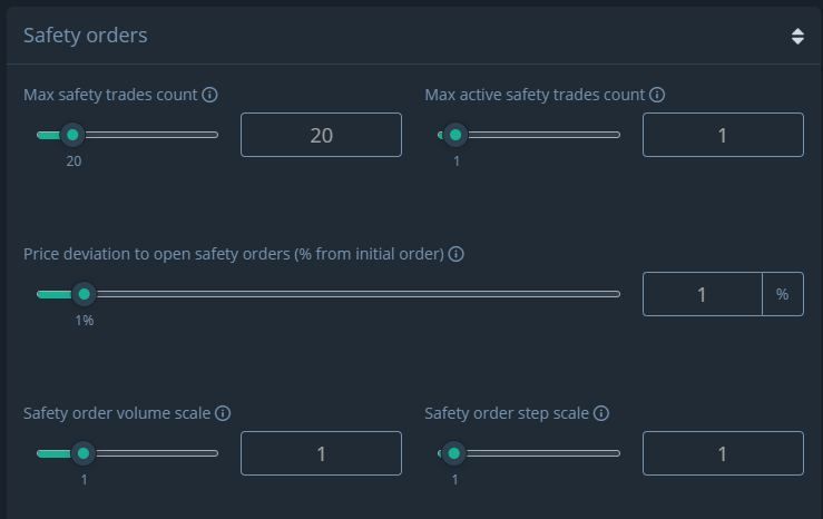 Set Safety orders