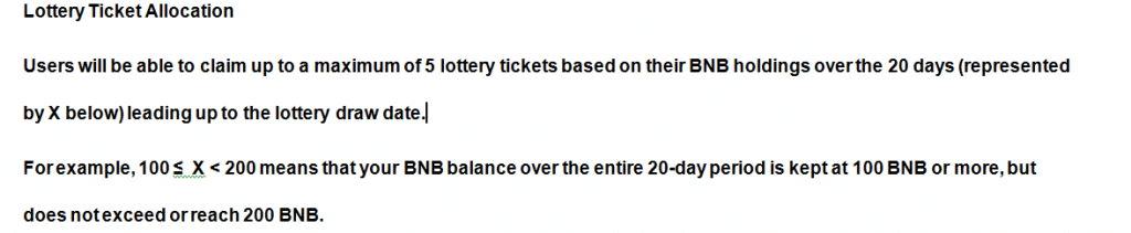 binance launchpad lottery system