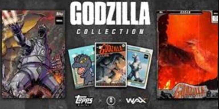 US Topps Digital Partnered With Wax Chain To Sell Godzilla and King Gidora NFT Collection