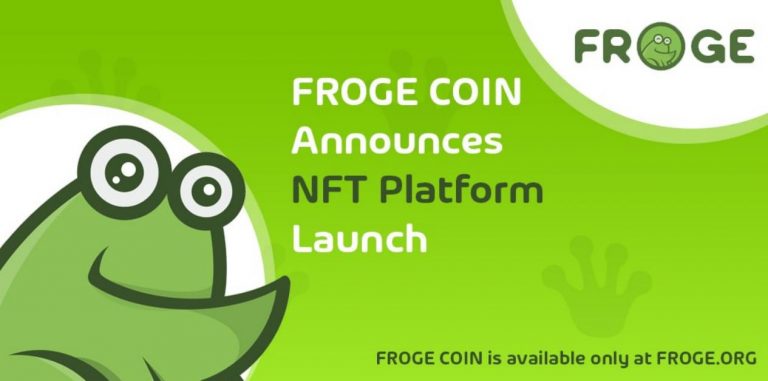FROGE COIN Announces NFT Platform Launch