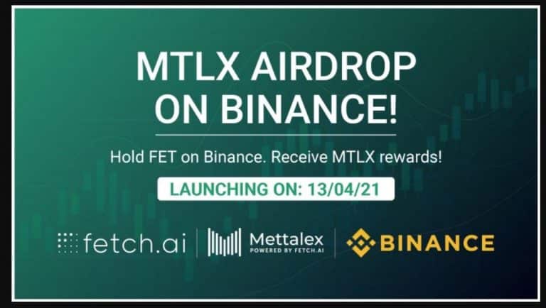 MTLX Airdrop Coming For FET Holders On Binance