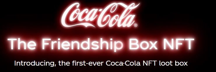coca cola first ever NFT loot box