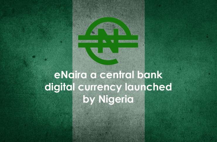 eNaira a central bank digital currency launched by Nigeria