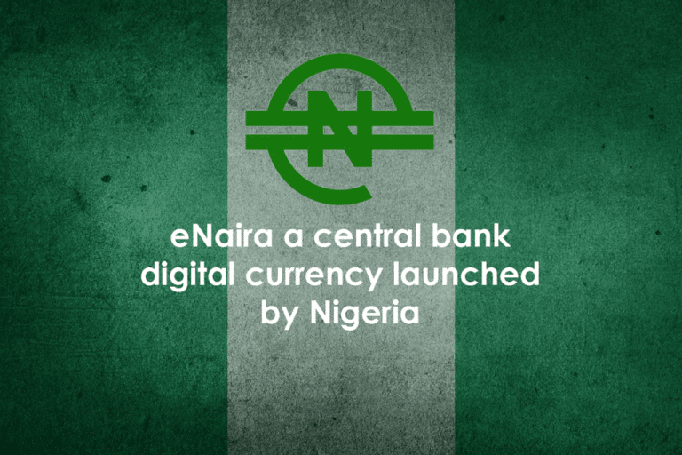 eNaira a central bank digital currency launched by Nigeria