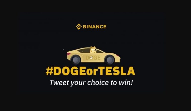 Binance CEO Is Giving Away A Custom Dogecoin-Themed Tesla And $50,000 In Doge To Win The Hearts Of Annoyed Dogecoin Community
