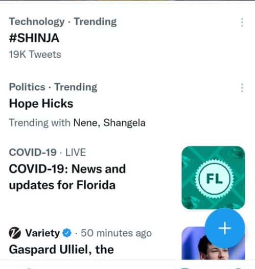 shinja trending on twitter