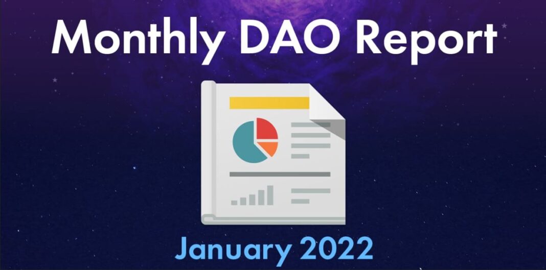 monthly DAO report