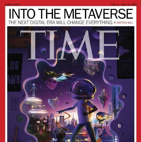 times cover into the metaverse