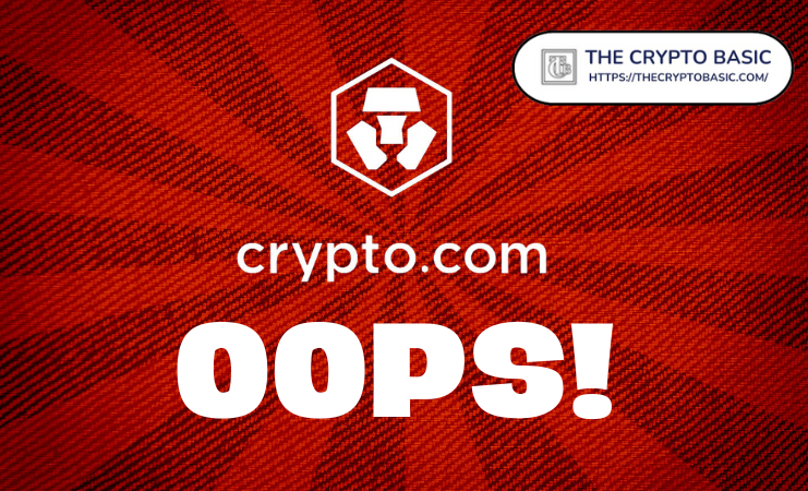 CryptoCom Sends Mistakenly Sends 10.5M To a customer