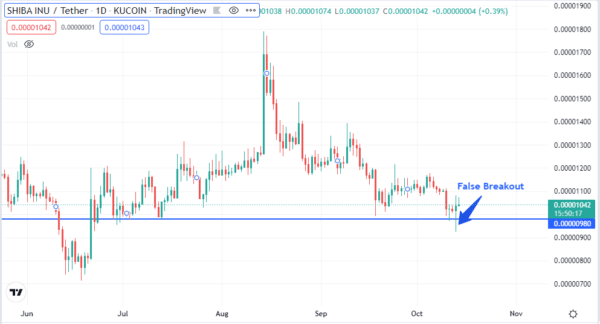 Shiba Inus Attempt to Break Crucial Support Level Failed