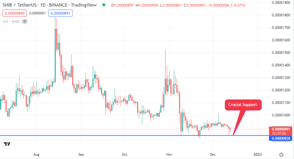 SHIB Rebounds From Crucial Support Level