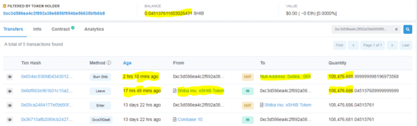 Загадочный кошелек сжег 108.47 миллионов SHIB