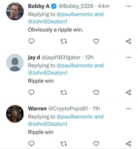 Ripple win over SEC as biggest event