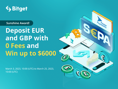 EUR and GBP services at Bitget