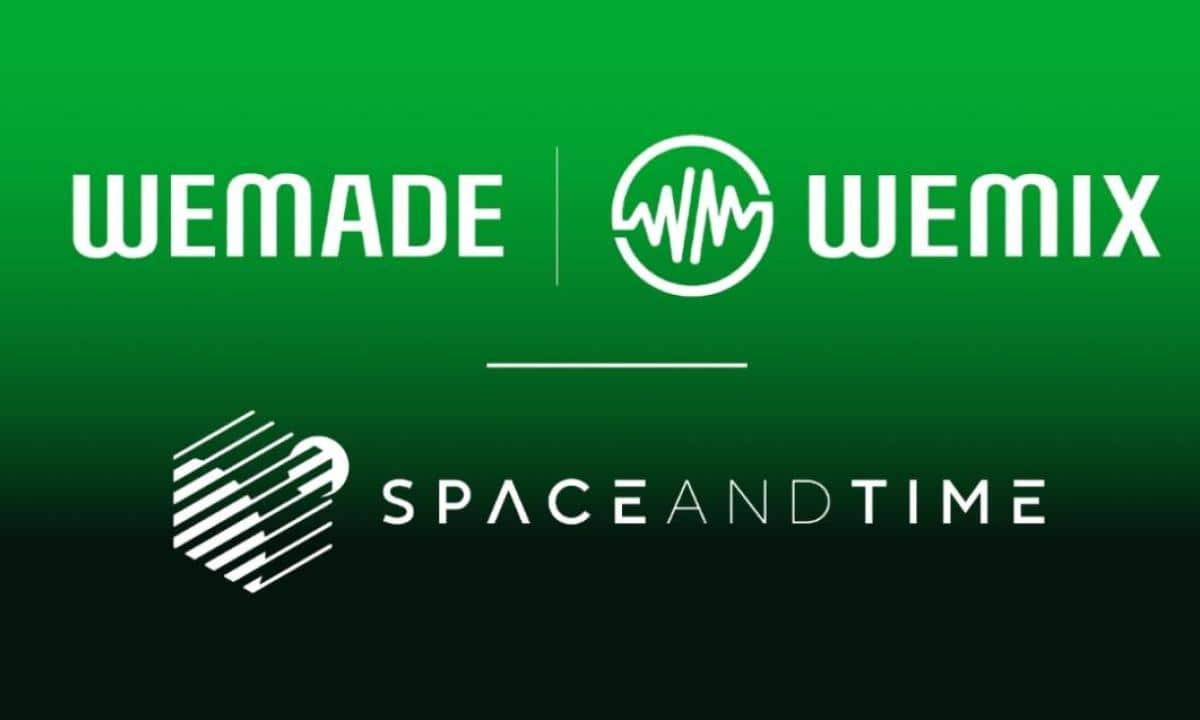 Wemade Partners with SpaceAndTime 1678815719yThe8KekkI