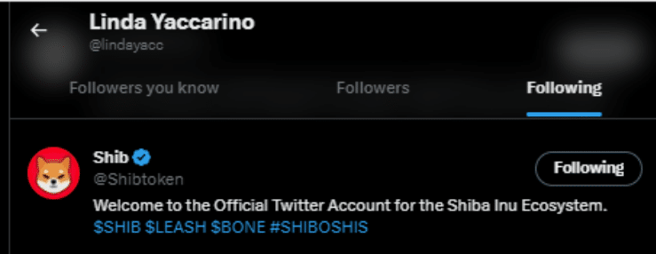 Twitter CEO follows Shiba Inu