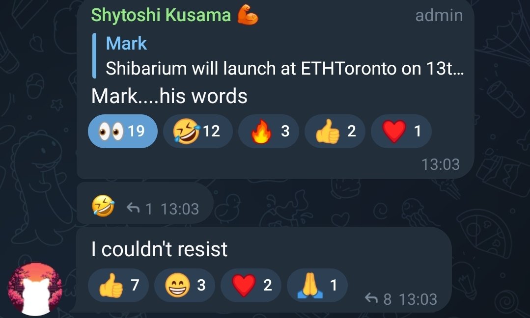 Shytoshi Kusama Hinted at the Release of Shibarium Mainnet