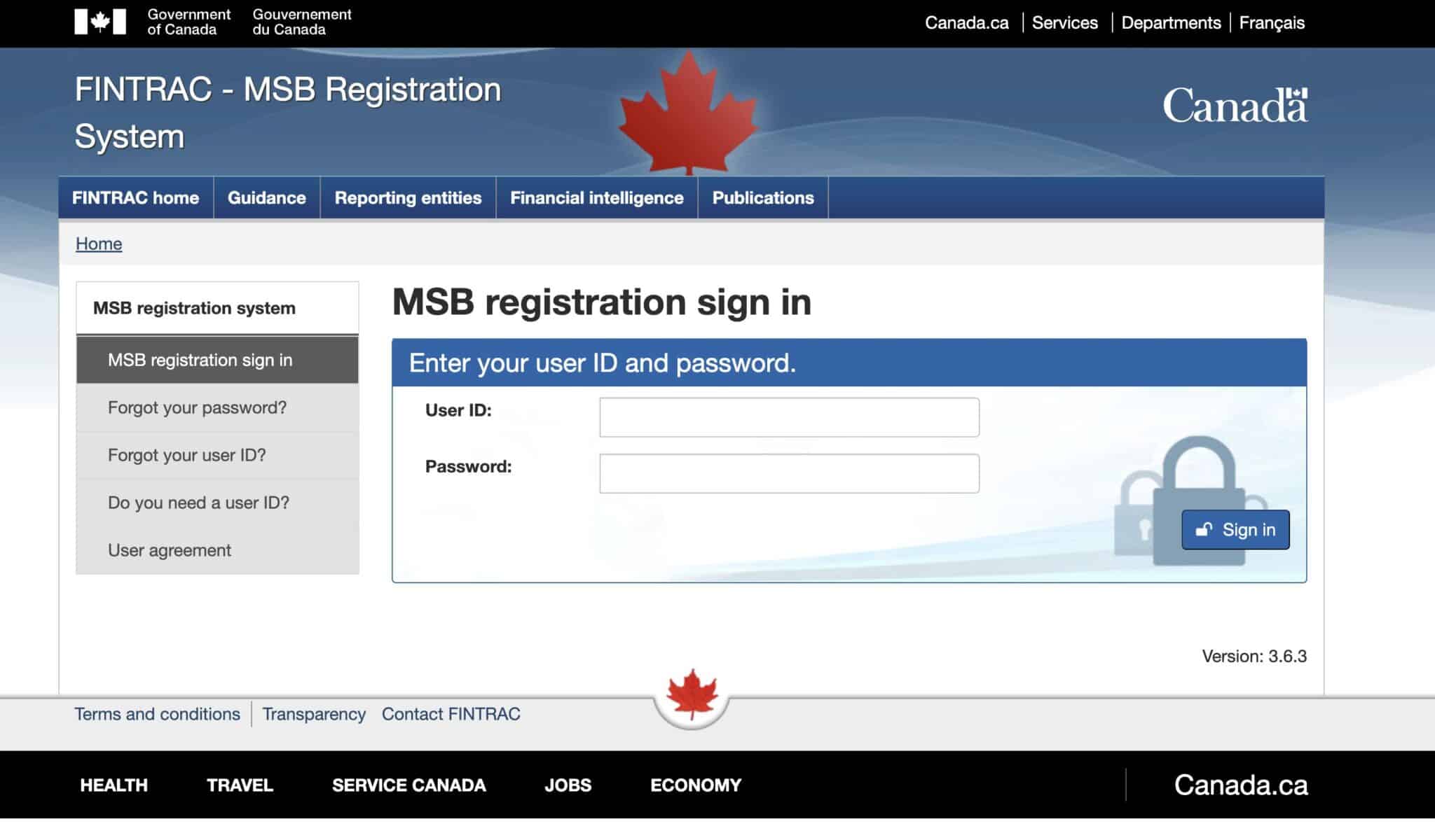 MSB In Canada