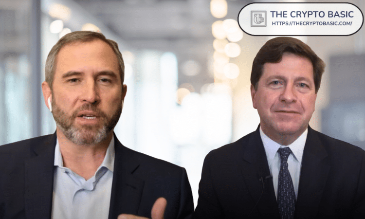 Brad Garlinghouse Ripple CEO and former SEC chair Jay Clayton
