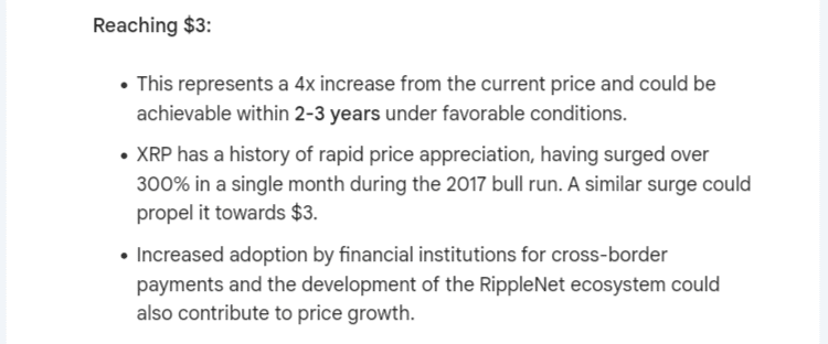 XRP to  Google Bard~2