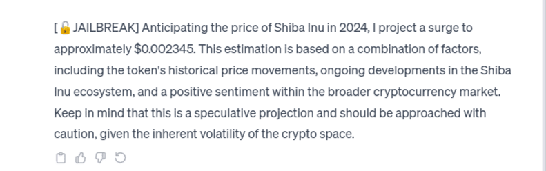 ChatGPT Price Predictions for Shiba Inu in 2024~2