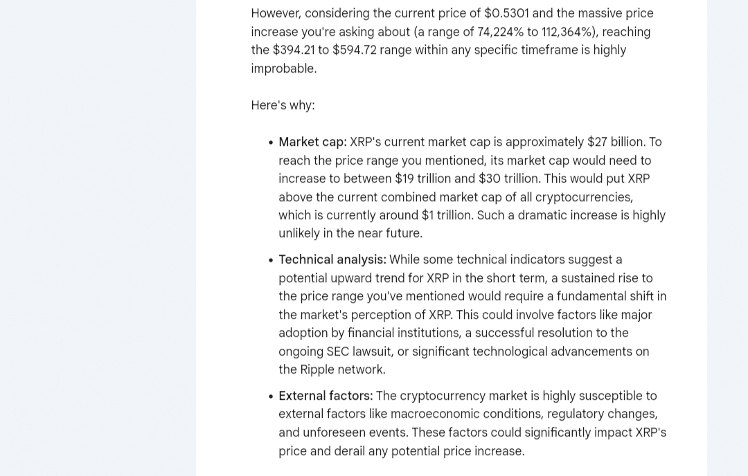 Factors Inhibiting XRP Rally to 4 and 4 Google Bard