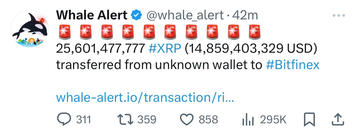 Whale Alert Disclosure