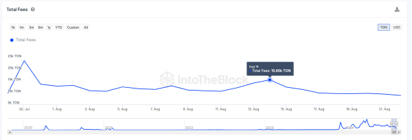 Toncoin Network Activity | IntoTheBlock