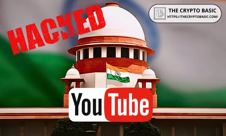 India Supreme court YouTube hacked