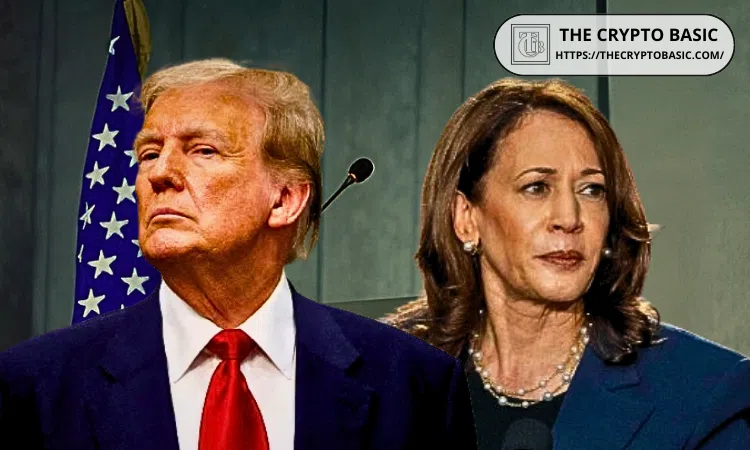 Donald Trump and Kamala Harris