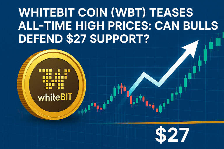 WhiteBIT Coin (WBT) Teases All-Time High Prices: Can Bulls Defend $27 Support?