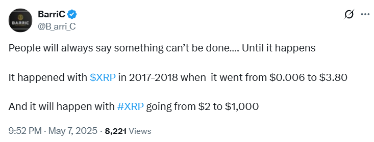 BarriC XRP Commentary