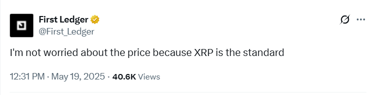 First Ledger on X