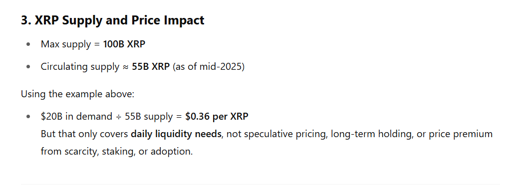 XRP Base Price ChatGPT