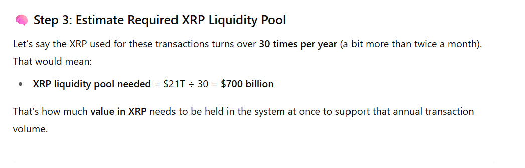 XRP Required to Move T