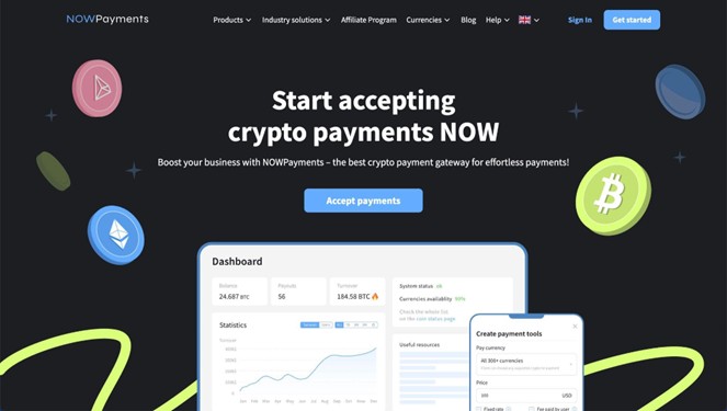 NowPayments Start Accepting Crypto Payments