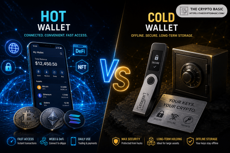 Hot Wallet vs Cold Wallet: Differences, Security & Which One Is Better
