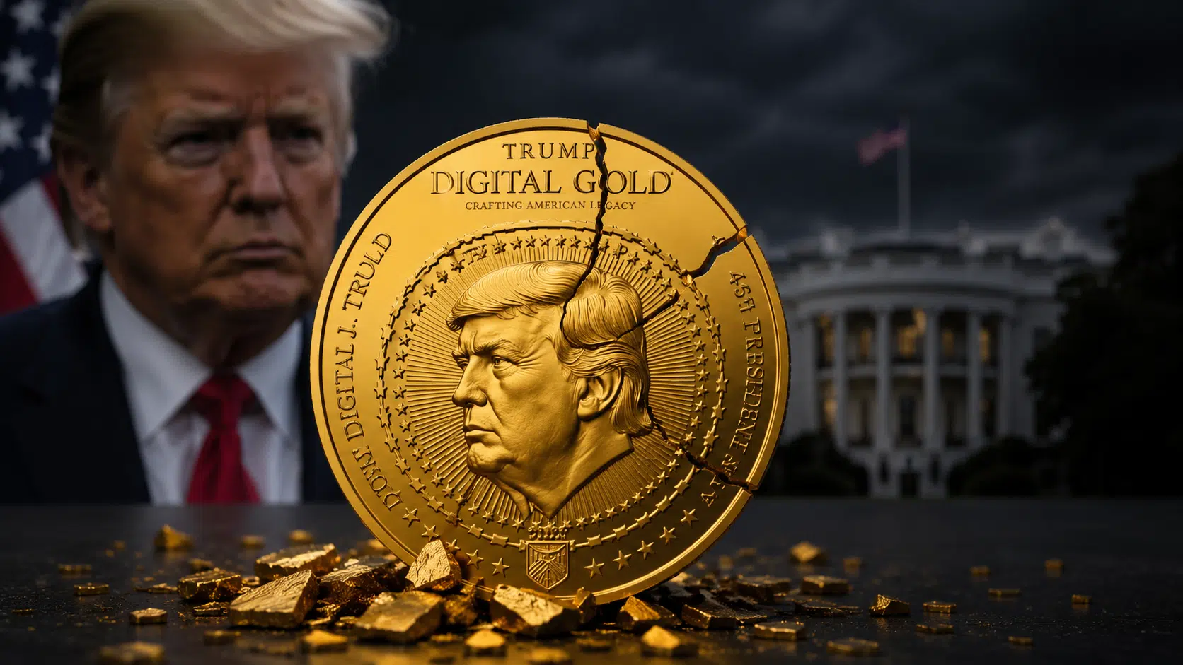 Real Trump Coins Denies Role in GOLD Token as Team-Linked Wallets Sell Holdings