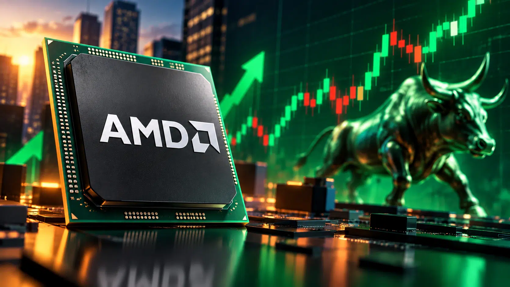 AMD Stock Climbs Above $553 as AI Selloff Recovery Continues