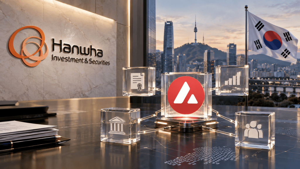 Hanwha Builds Tokenized Securities Platform on Avalanche as South Korea Prepares New Rules