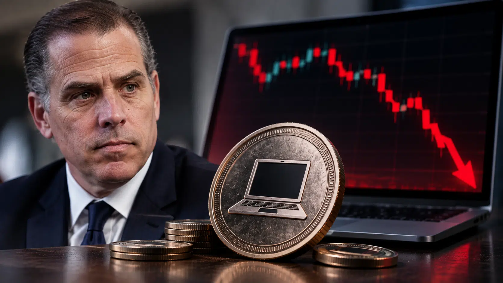 Hunter Biden’s LAPTOP Crashes 99% as Team Points to Sniper Bots, Thin Liquidity