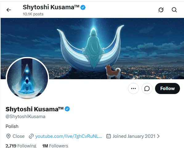 Shiba Inu Lead Kusama X Profile Shiba Inu Lead Kusama X Profile