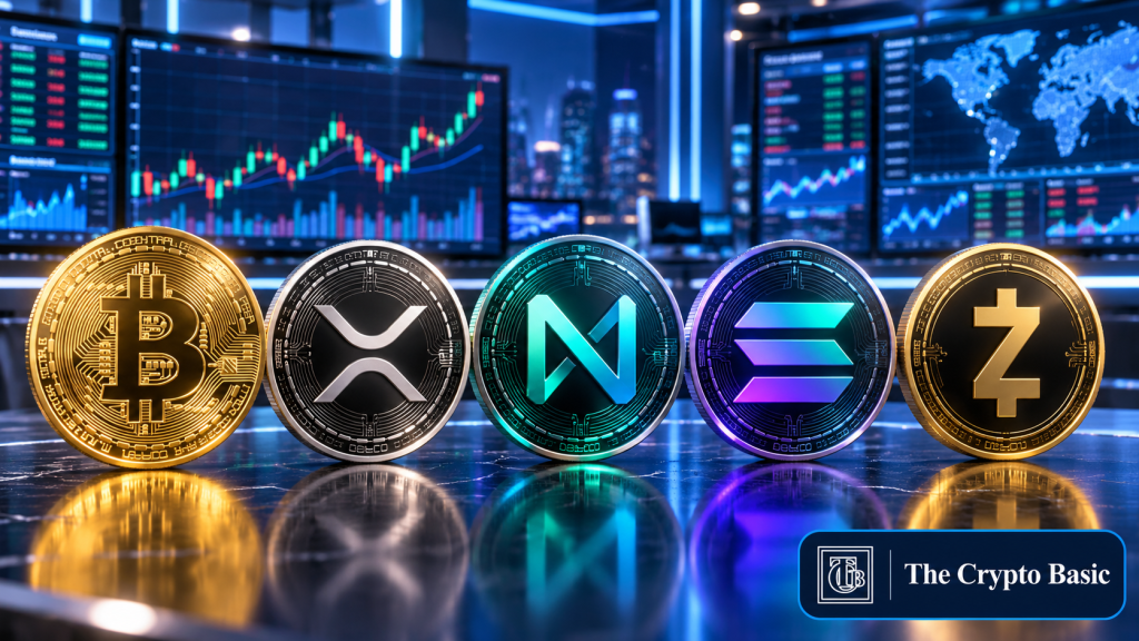 Crypto Price Analysis, BTC, XRP, NEAR, SOL and ZEC, October 24: Bitcoin RSI Falls Below 46 as XRP Loses Daily Support