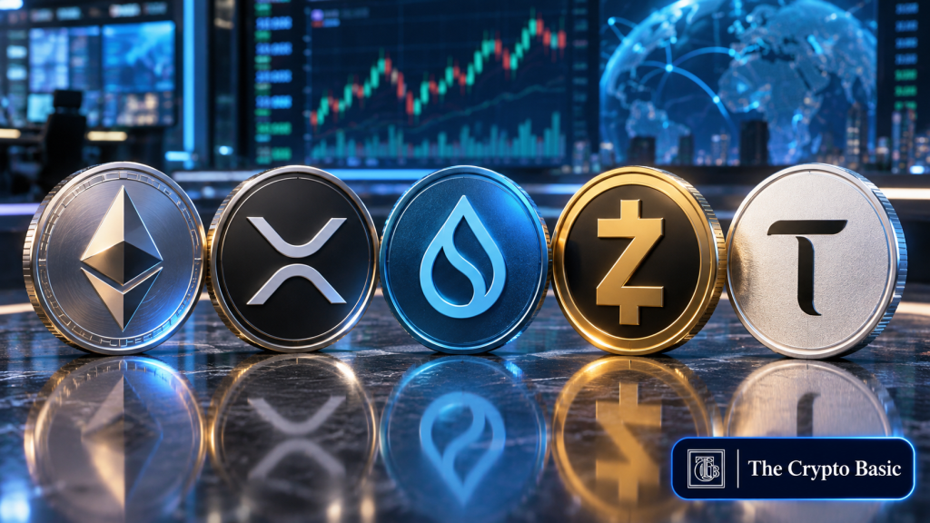 Basic Key Ring Crypto Price Analysis, ETH, XRP, SUI, ZEC and TAO, October 7: ETH and ...